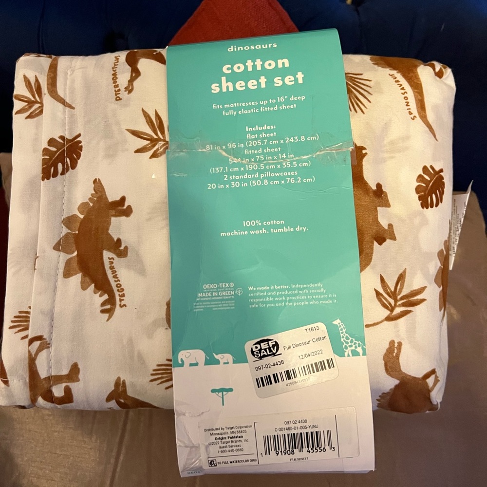 Brand new full size cotton sheet set